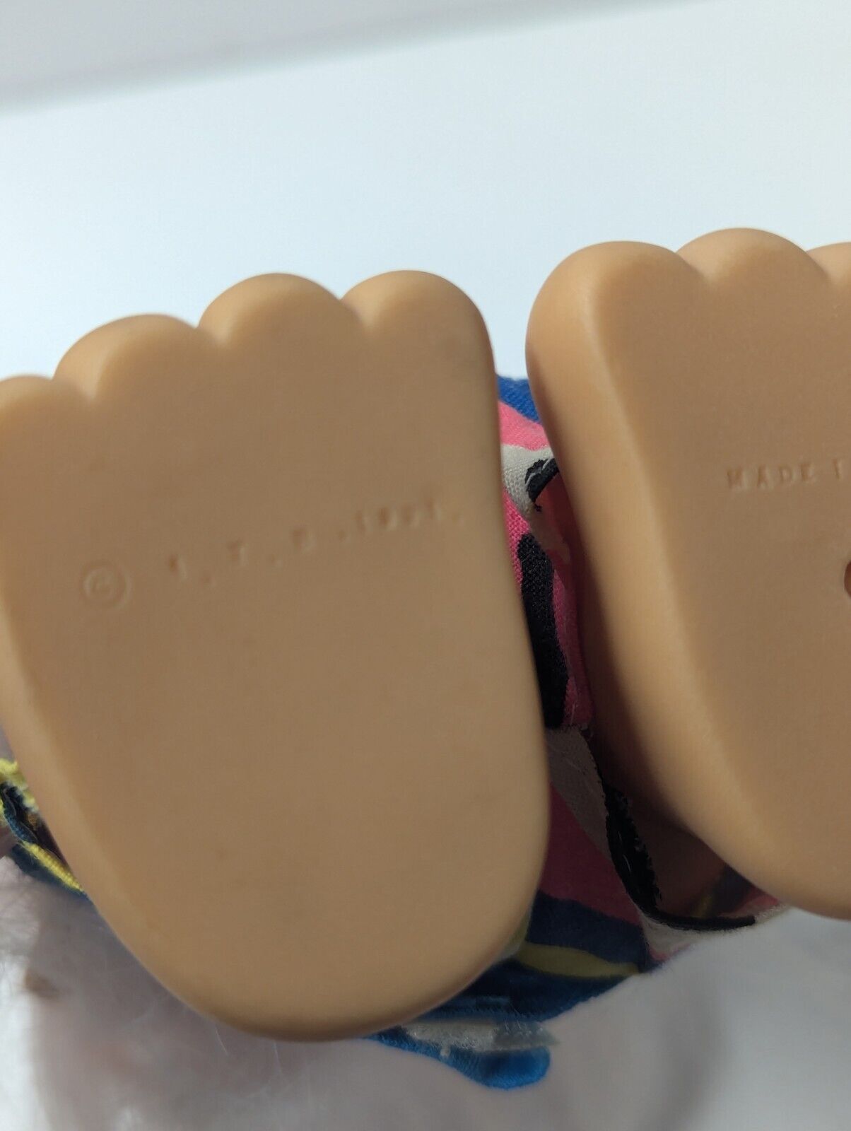 1991 Vintage Troll Doll Surfer with shirt/Shorts Outfit & White Hair (I.T.B.)