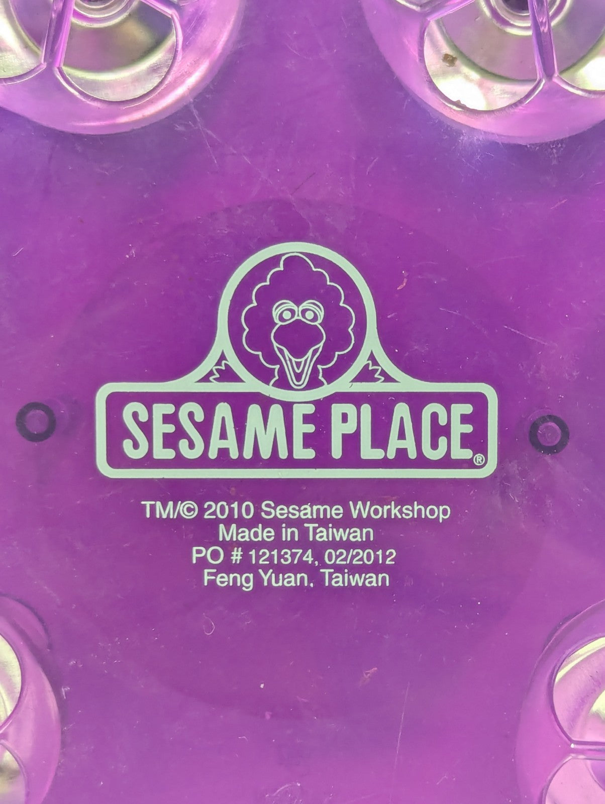 2010 Sesame Street SeaWorld Abby Kids Pink Tambourine Music Rocks! Musical Toy