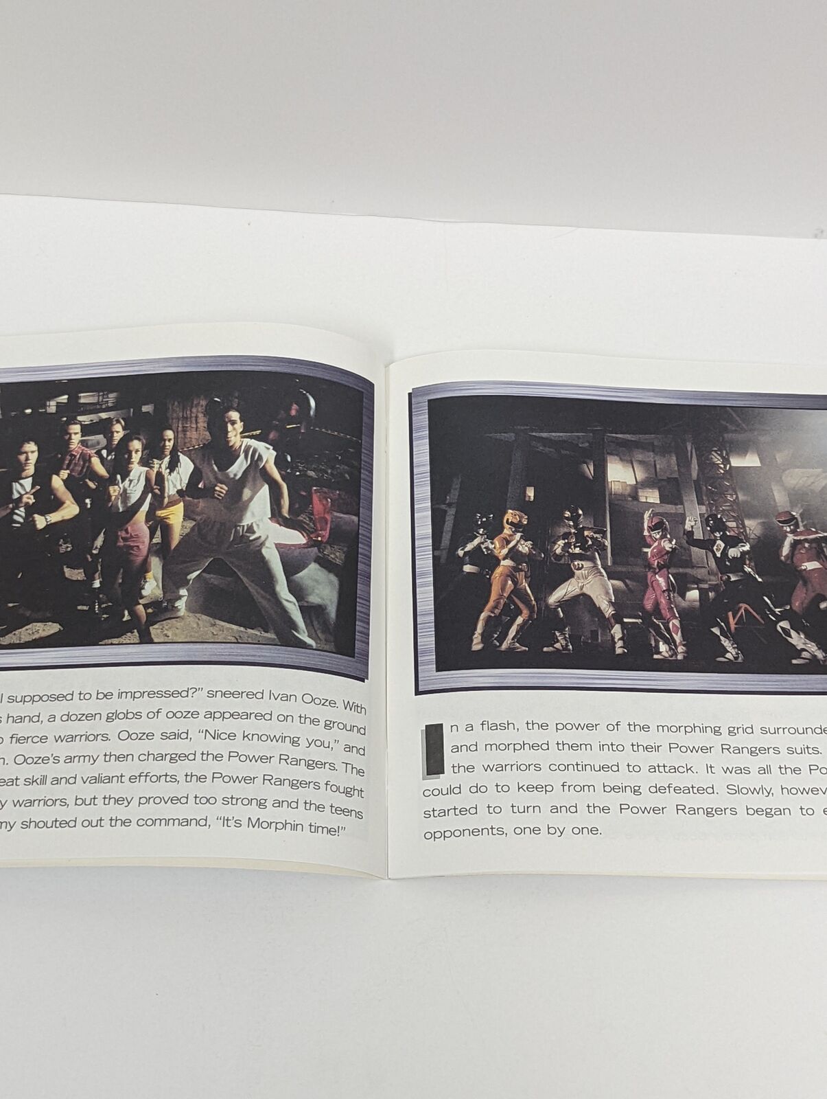 1995 Power Rangers The Movie Storybook