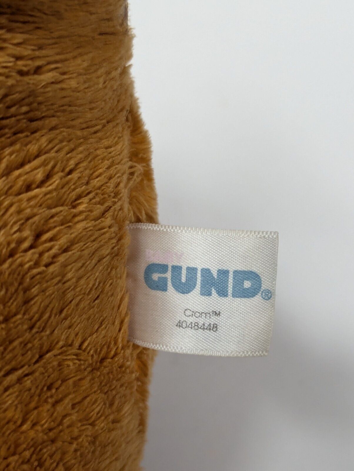 Baby Gund Crom Orange Dinosaur Rattle T-Rex Plush 9"