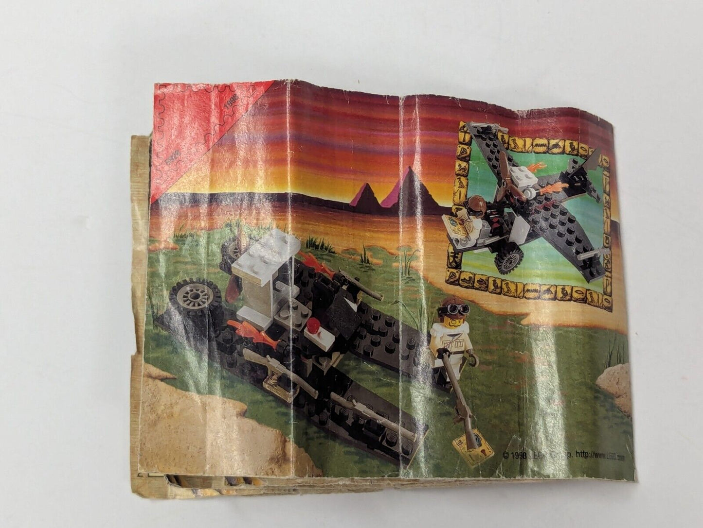 LEGO 1990s Adventurers Desert Bi-Wing Baron INSTRUCTIONS Manual For Set 5928