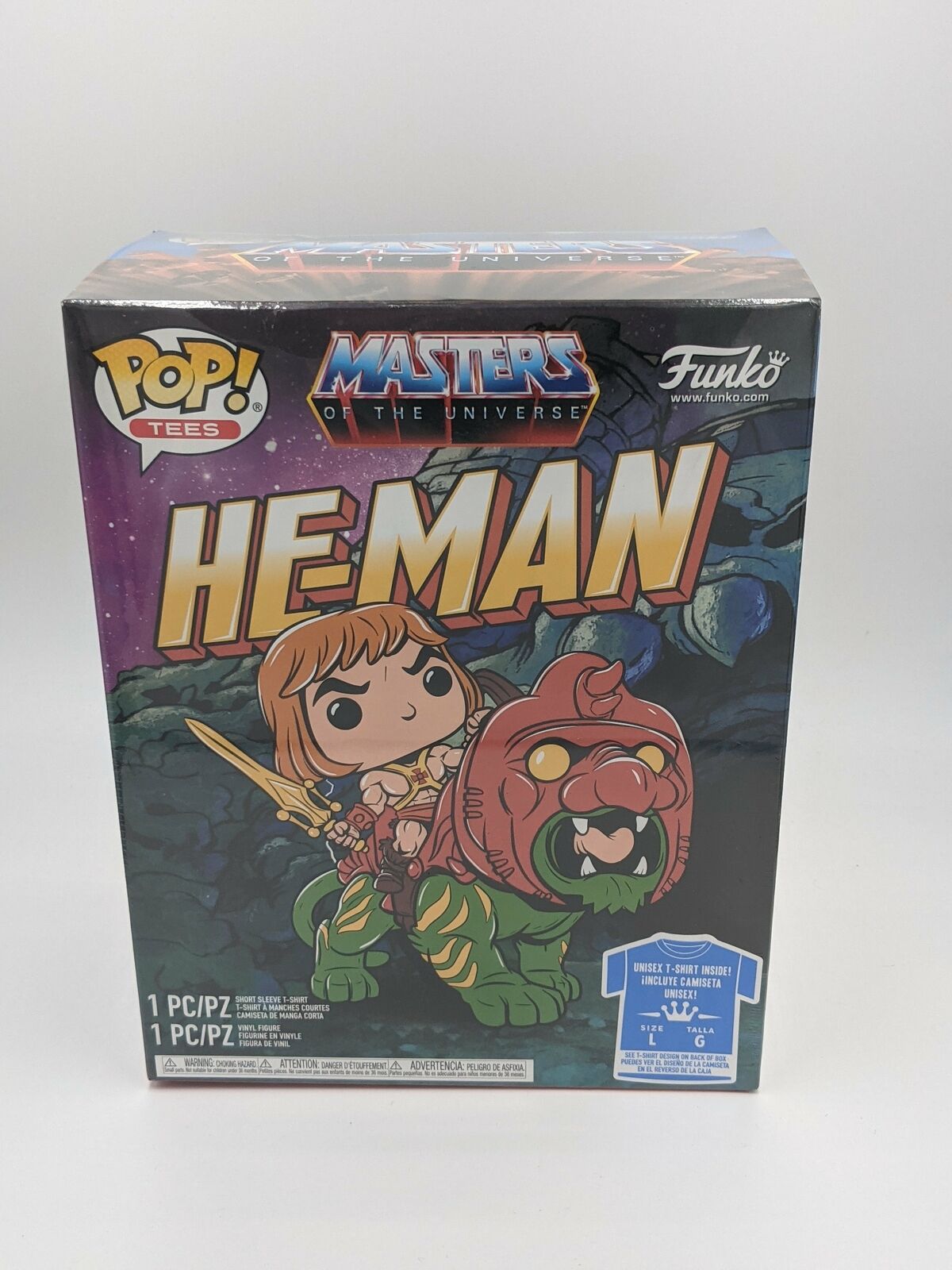Funko Pop & Tee Masters of The Universe He Man Walmart Exclusives MISB