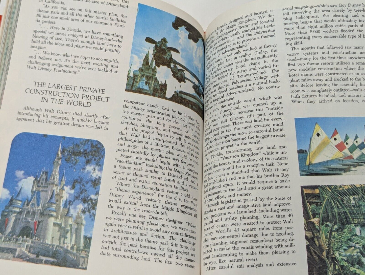 Walt Disney Adventures in Fact Hardcover Book Golden Press Vintage 1977