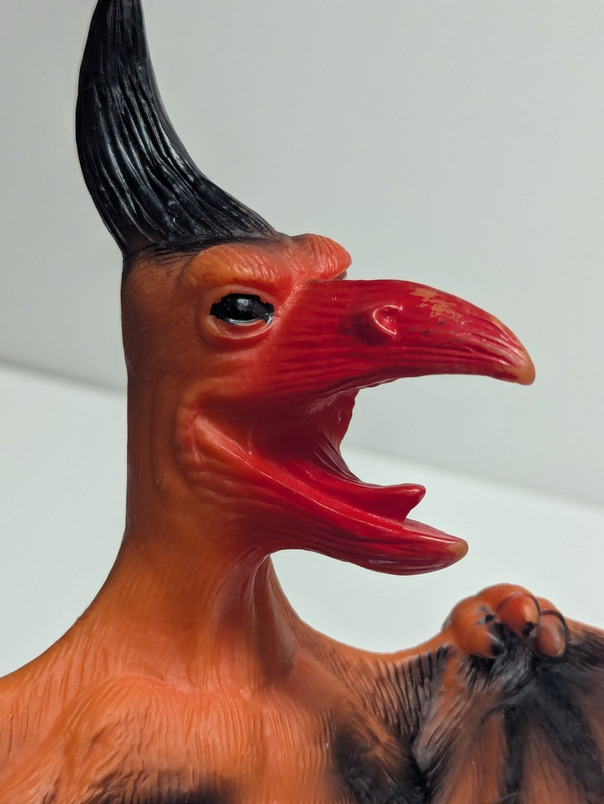 Vintage 1980s/1990s IMPERIAL/CHAP MEI Vinyl/Squishy 8.5" PTERANODON/PTERODACTYL