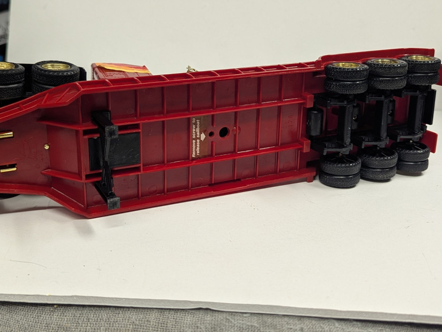 1985 Remote Control Kenworth Challenger 2 Transport Rig New Bright UNTESTED