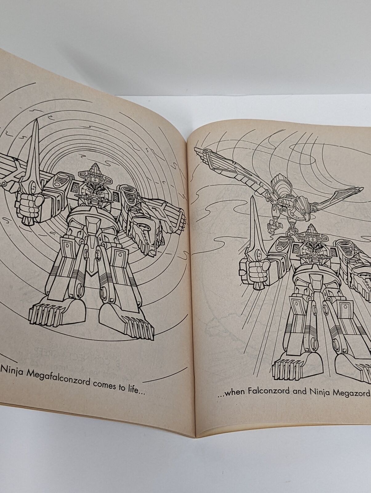 1995 Power Rangers The Movie Coloring ACTIVITY BOOK