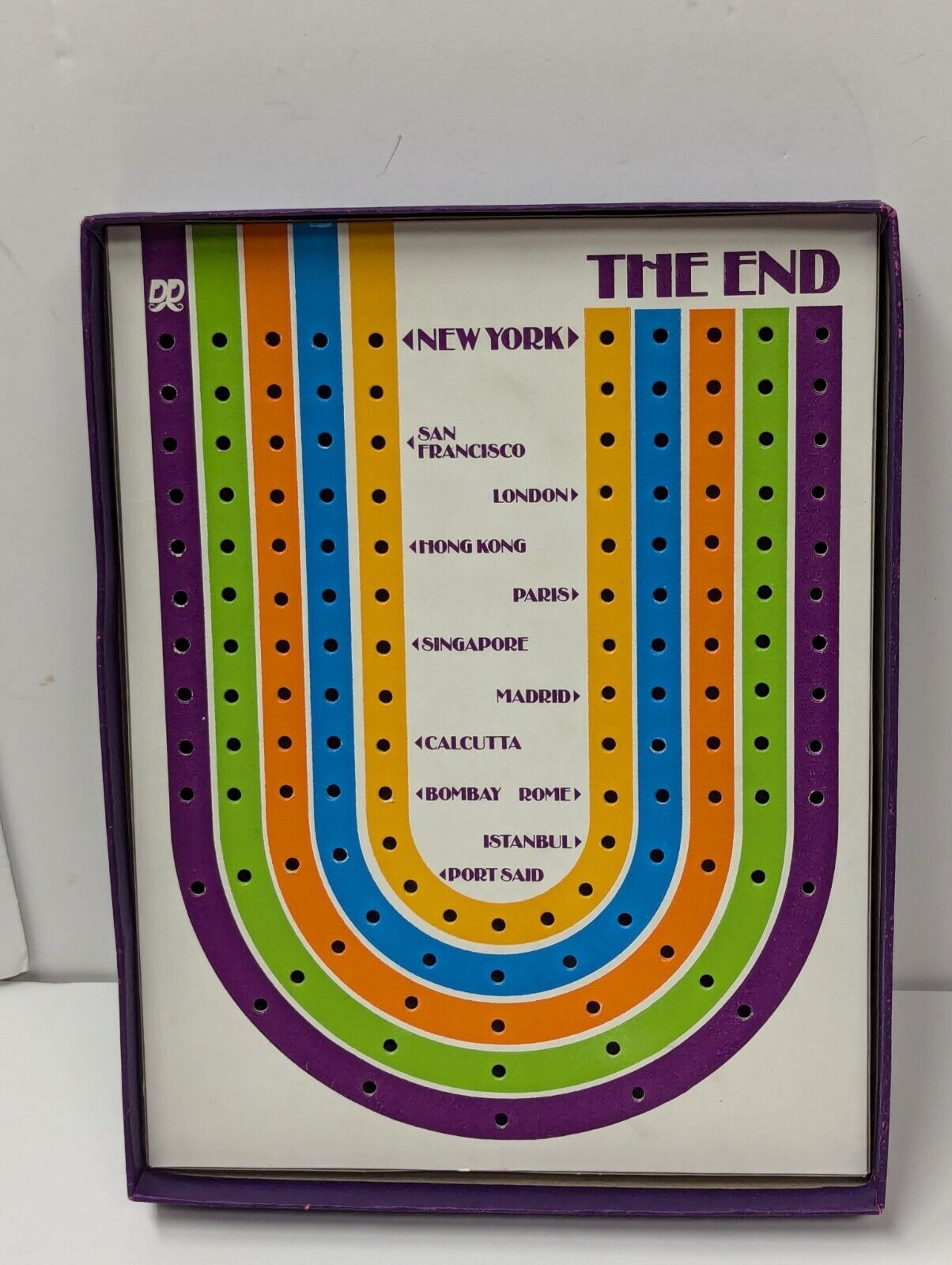 Vintage The Magnificent Race Family Board Game Parker Brothers 1975 Complete