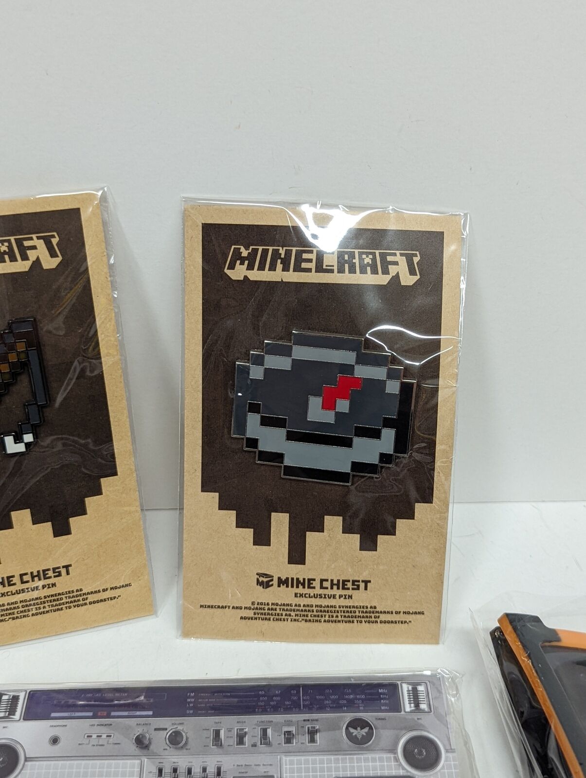 Lot of Lootcrate Exclusive Pins, Buttons & Glasses NEW