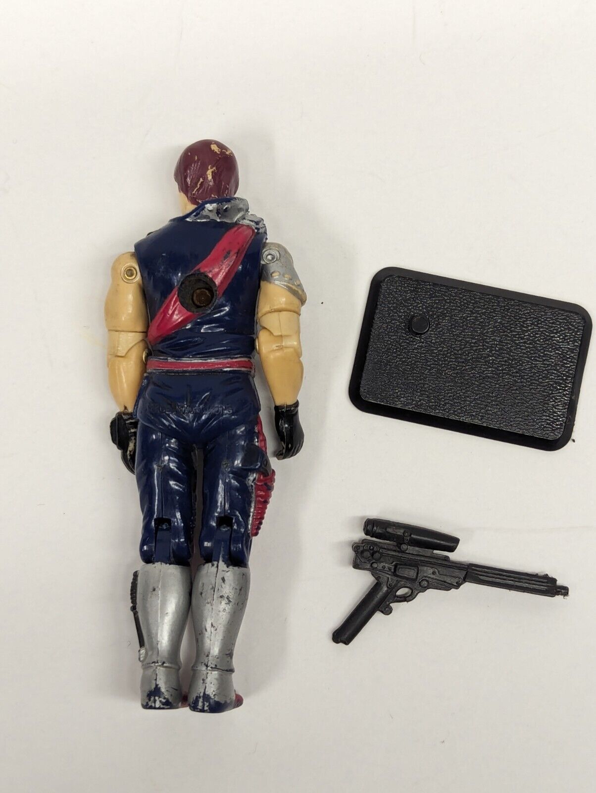1985 Gi joe Vintage Tomax Figure ARAH Cobra Crimson