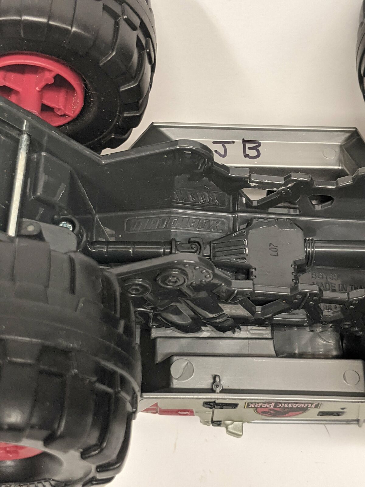 Jurassic Park 2013 JP29 Jeep Wrangler Monster Truck Mattel Matchbox 1:24 Scale