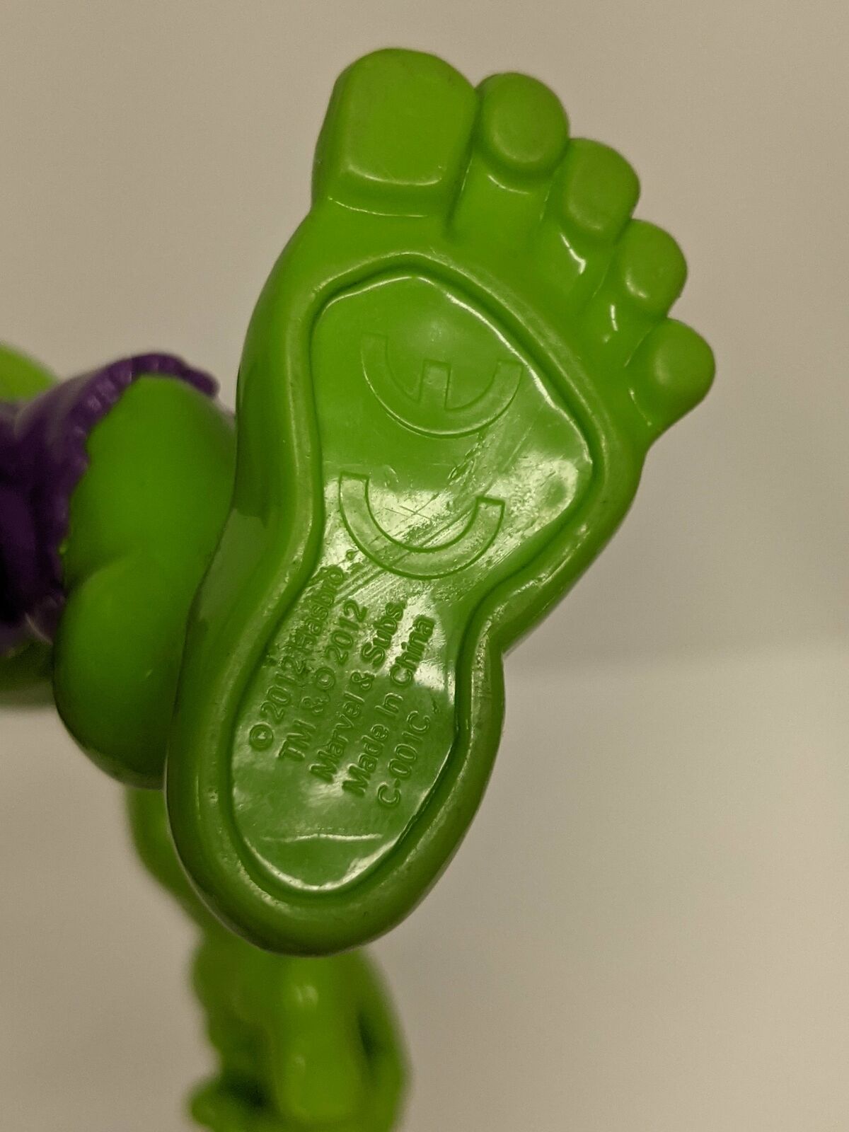 2012 Incredible Hulk Hasbro Playskool Figure Loose Purple