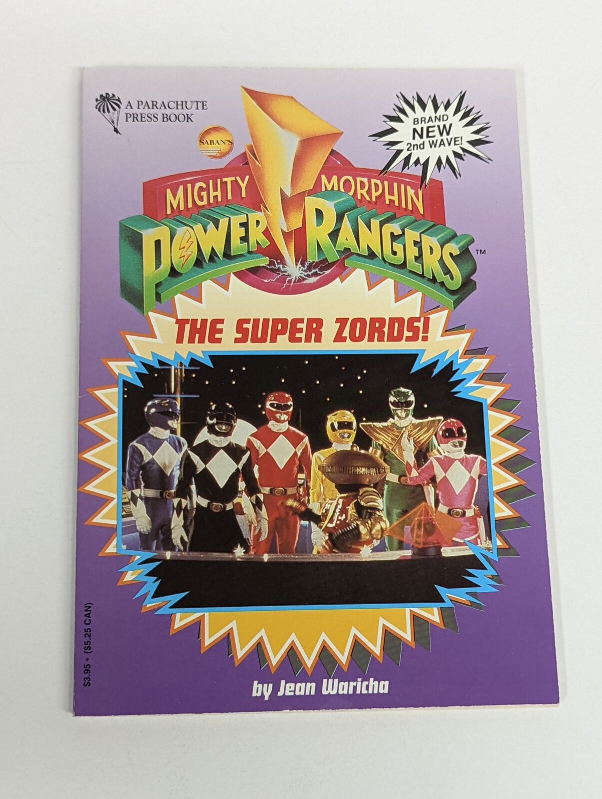 1994 Mighty Morphin Power Rangers The Super Zords Paperback