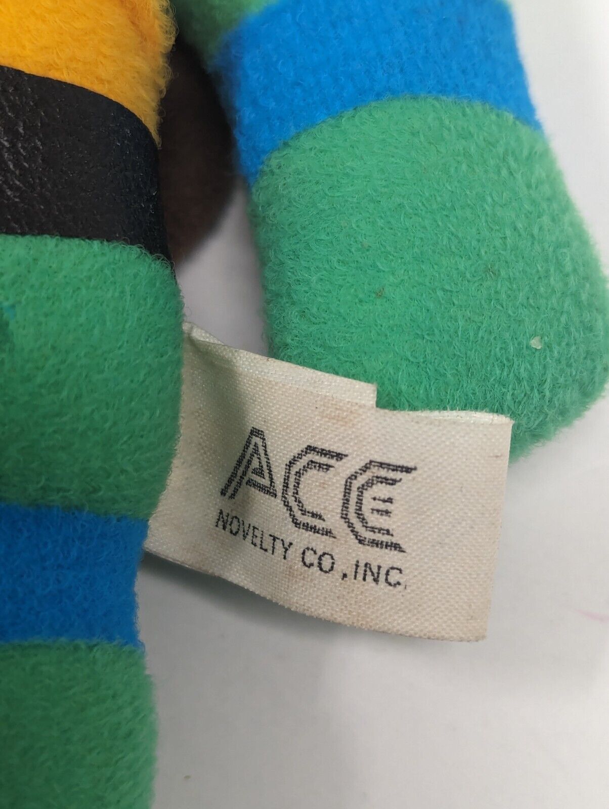 1989 Teenage Mutant Ninja Turtles 7" Leonardo Plush Toy Doll Ace Novelty