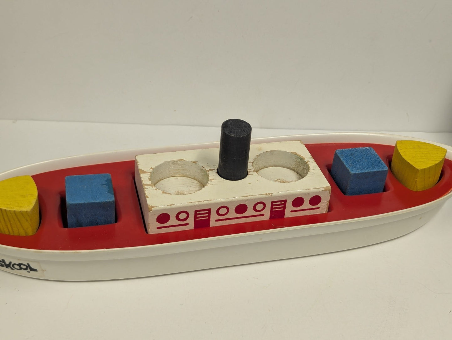 1970 Vintage Playskool Shape Ship Learning Toy Ages 3 to 6 AS IS