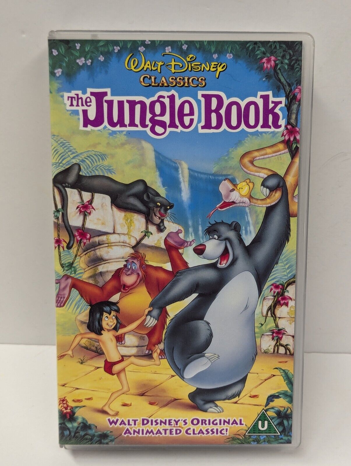 The Jungle Book (UK VHS) Walt Disney Classic with Insert