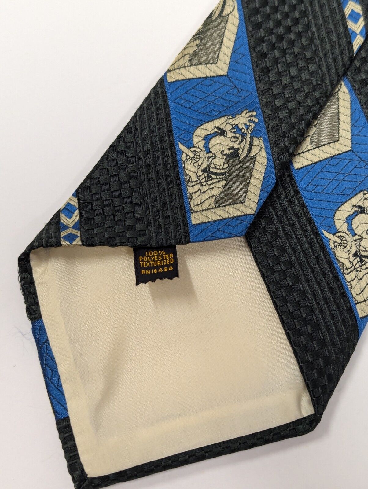 Vintage Sears The Men's Store Neck Tie Polyester Textured Fabric