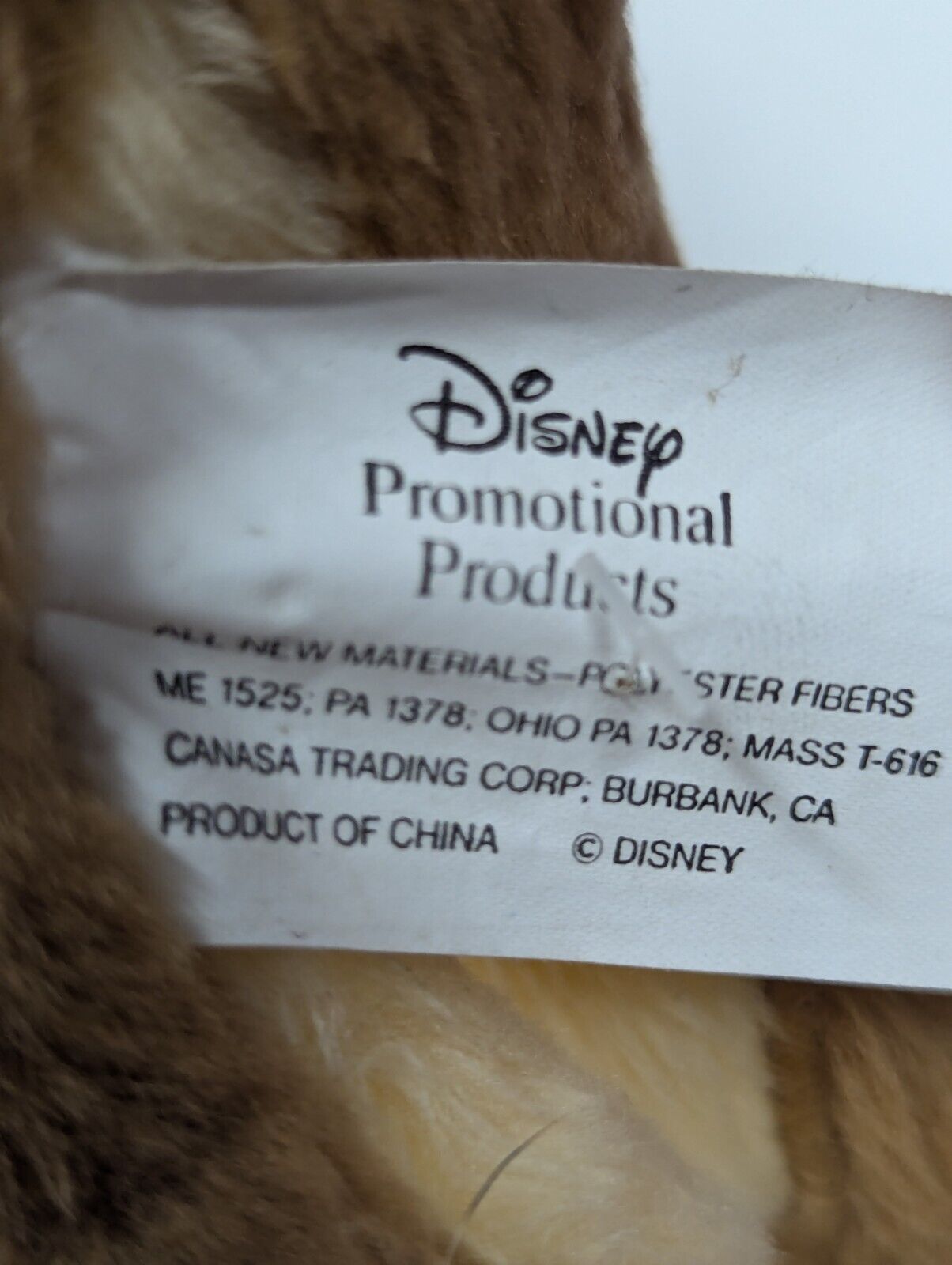 Vtg Bambi Sears Plush 16" Disney Promo Bambi From the Movie Poseable Stuffed