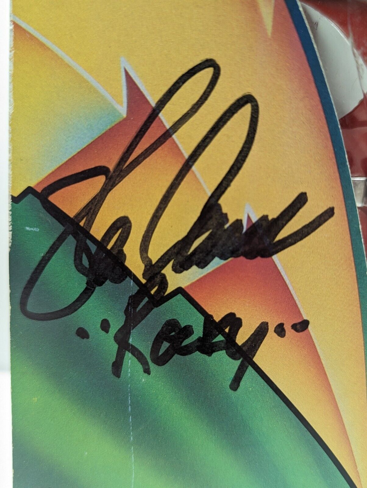 1993 MMPR 8'' Red Ranger Figure Signed By Steve Cardenas & Austin St. John