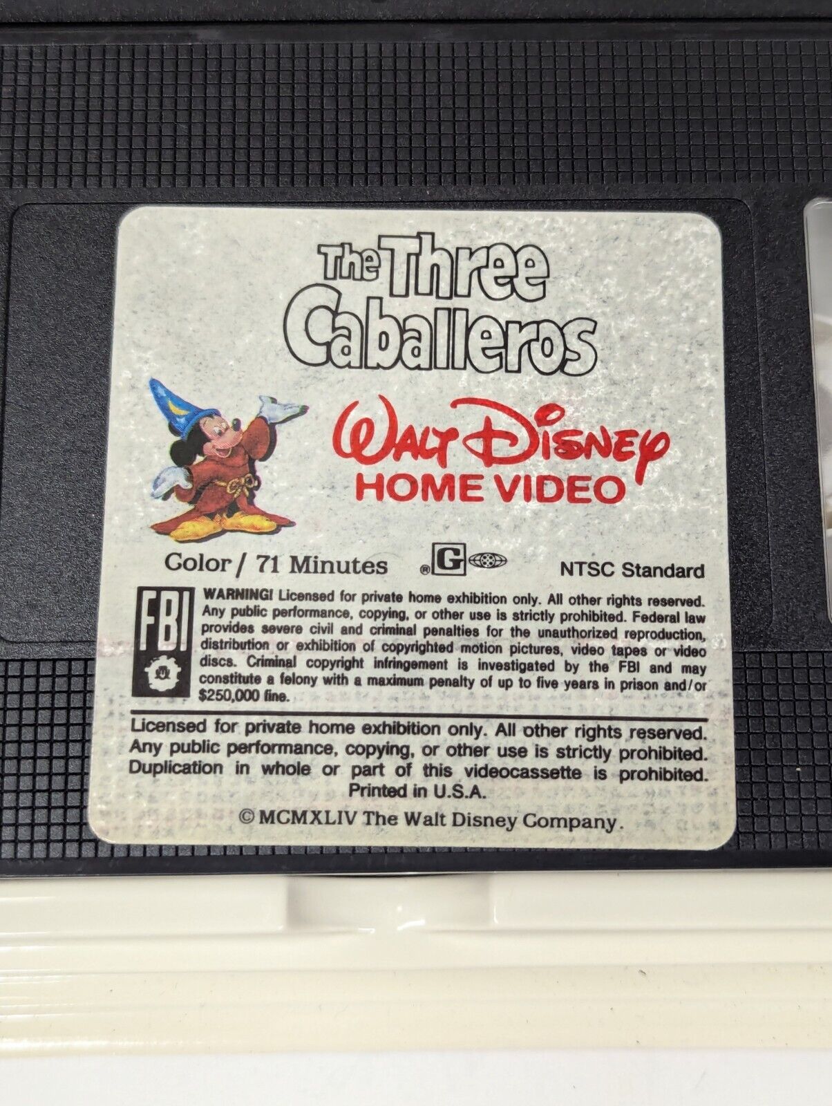 The Three Caballeros (VHS, 1997)