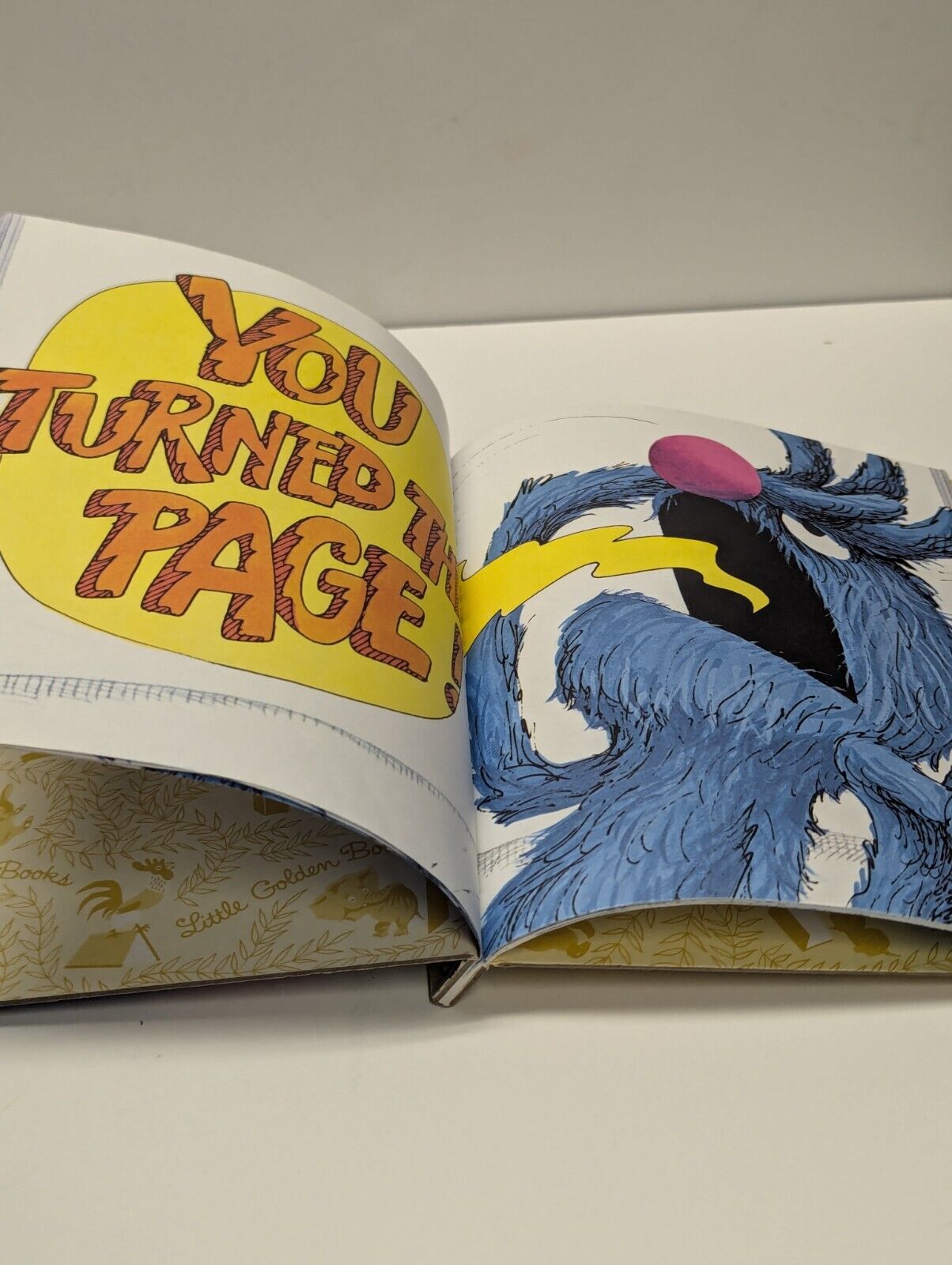 Vintage Little Golden Book Sesame Street “The Monster at the End of This Book”