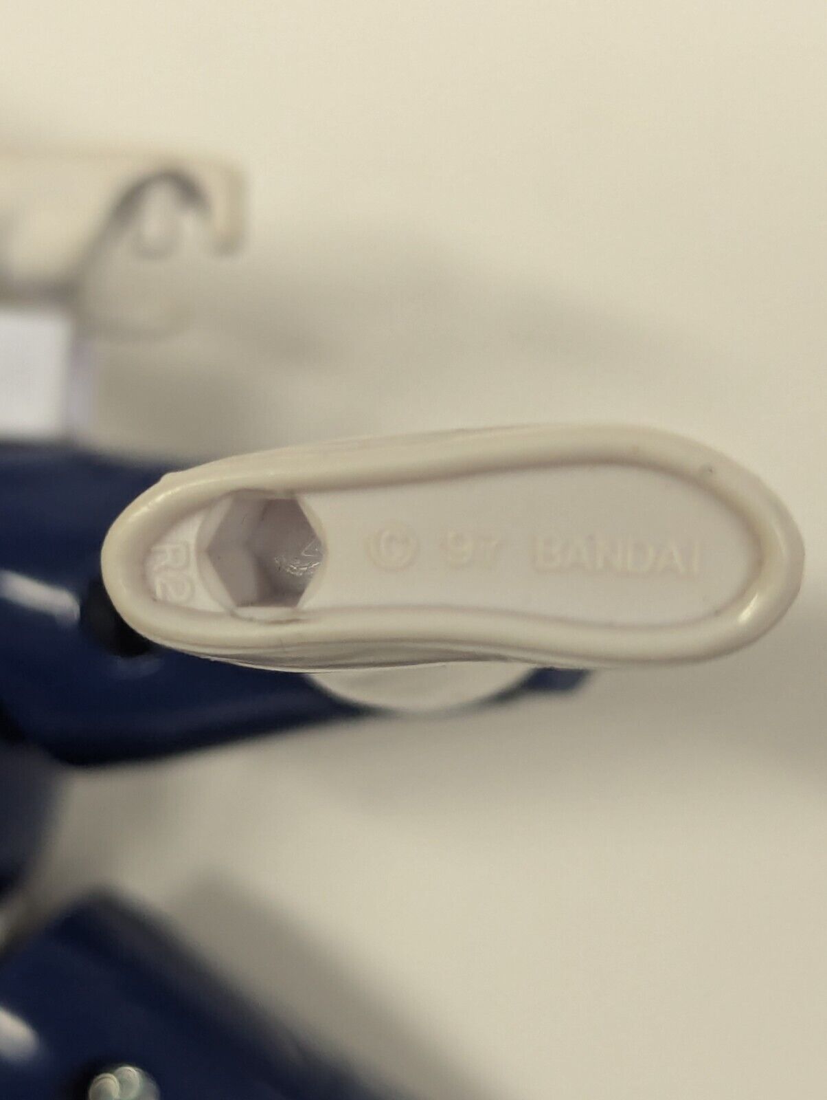 Bandai Power Rangers Turbo Flip Head Figure Triple Action Blue Ranger Justin