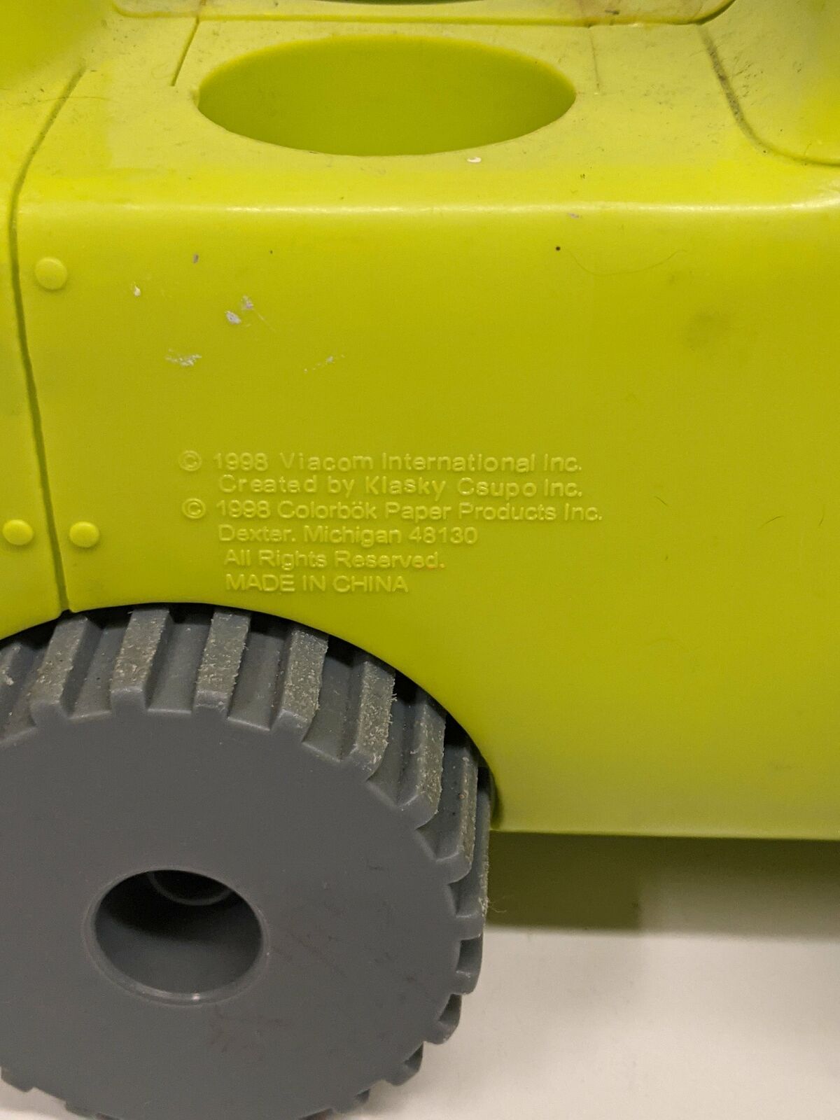 1998 Rugrats Carrying Case Loose, USED