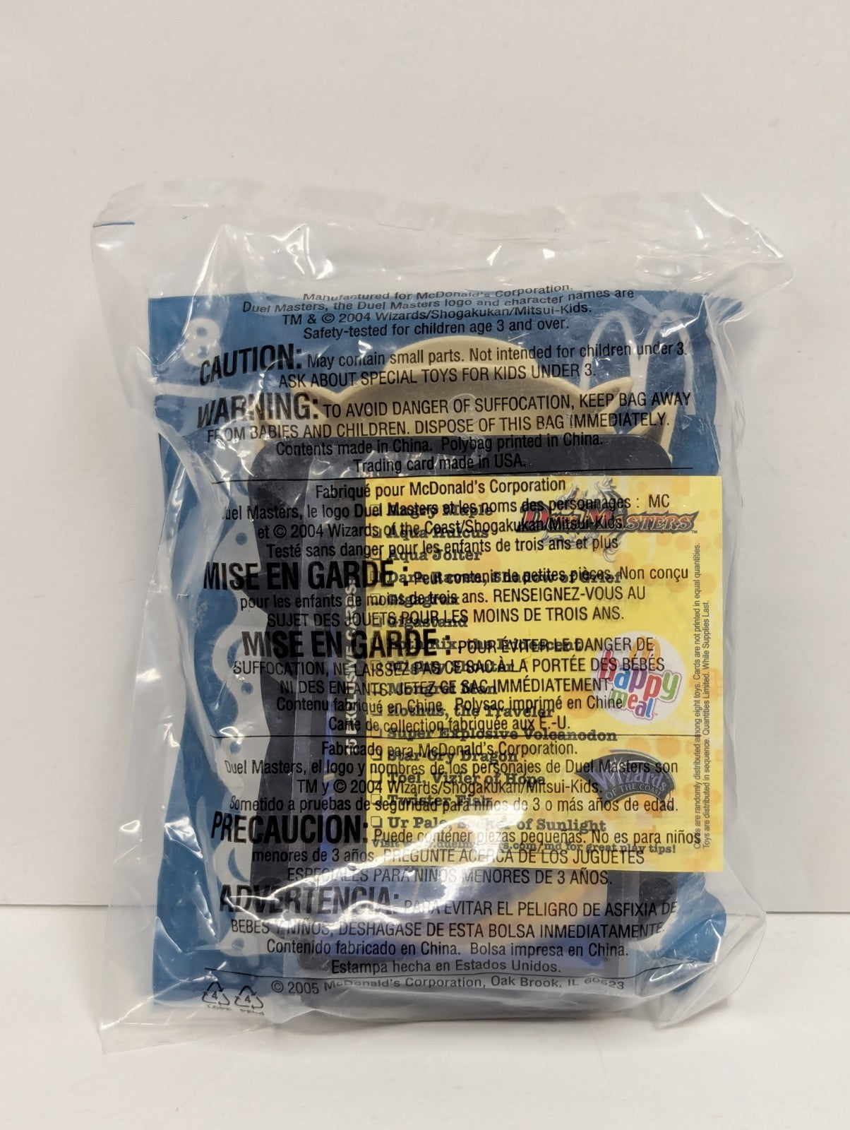 2005 McDonald’s Duel Masters Happy Meal Toy #8 Light Civilization Card Dealer