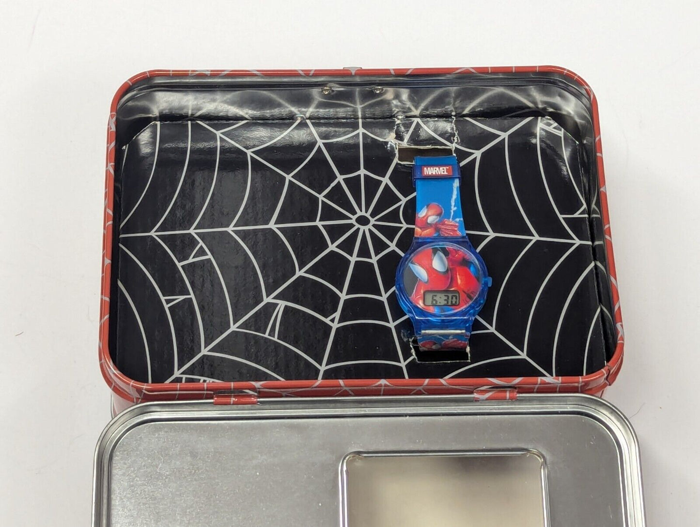 Spider-Man Marvel Lunch Box 2004 w/Watch