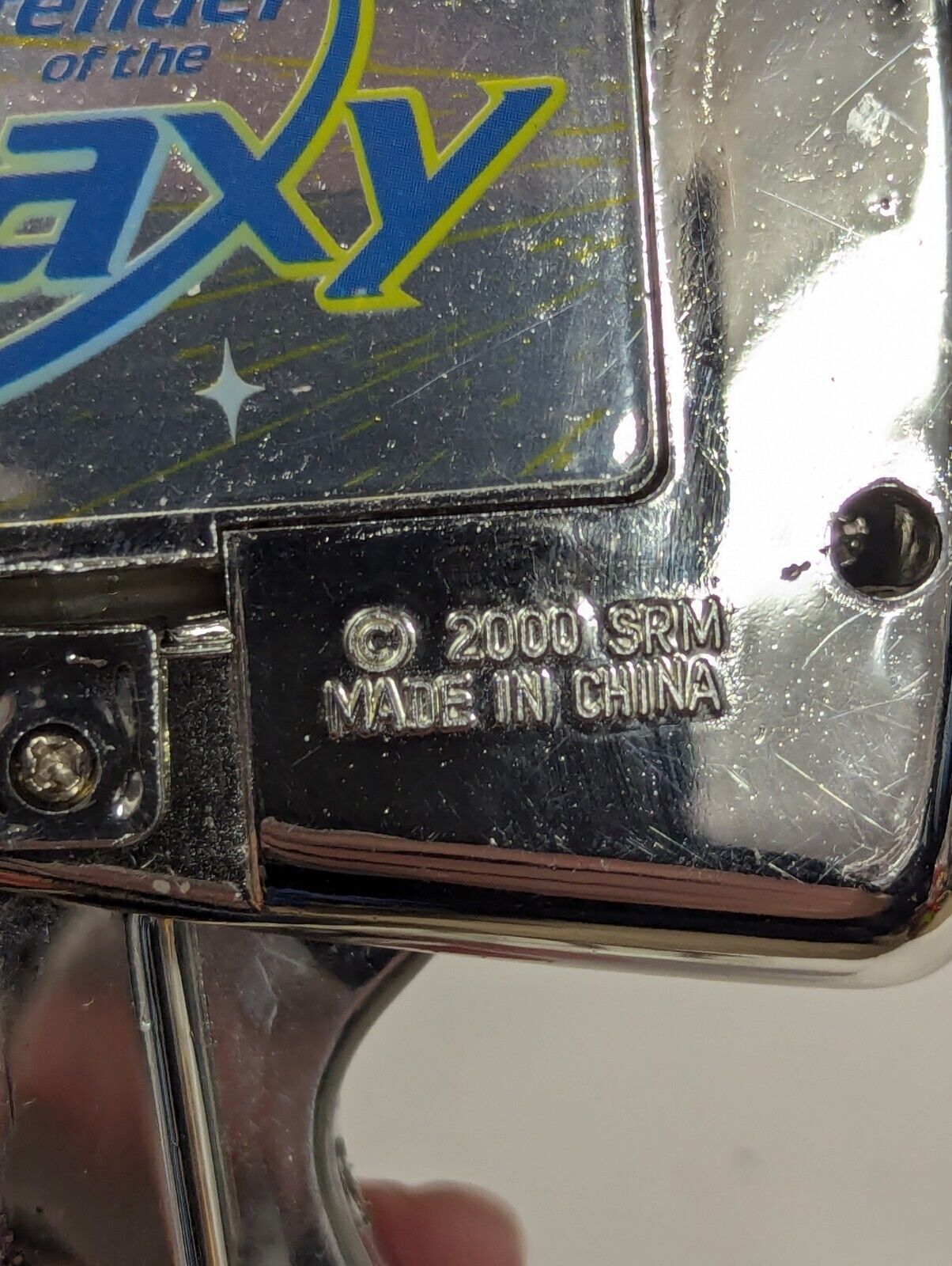 Disney 2000 Toy Story Buzz Lightyear Defender of the Galaxy Voice Changer Chrome