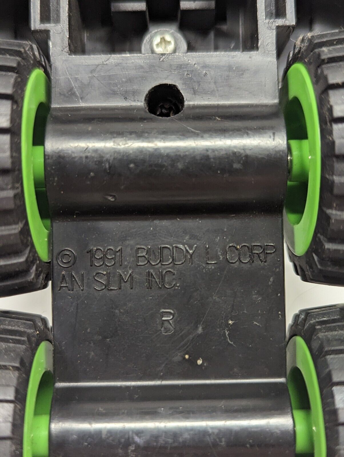 Buddy L IN XS Racing Mack Truck 93 - 1991 USED Missing battery Door.