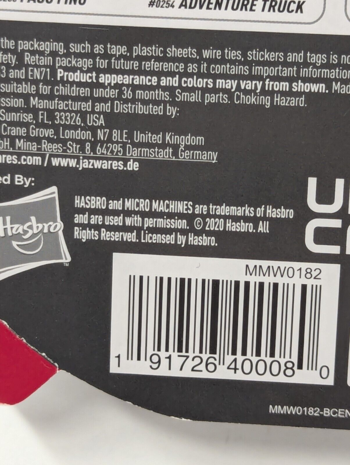 Micro Machines Easter 2 Pack #255 Katipo & #256 Felis NEW Hasbro 2020