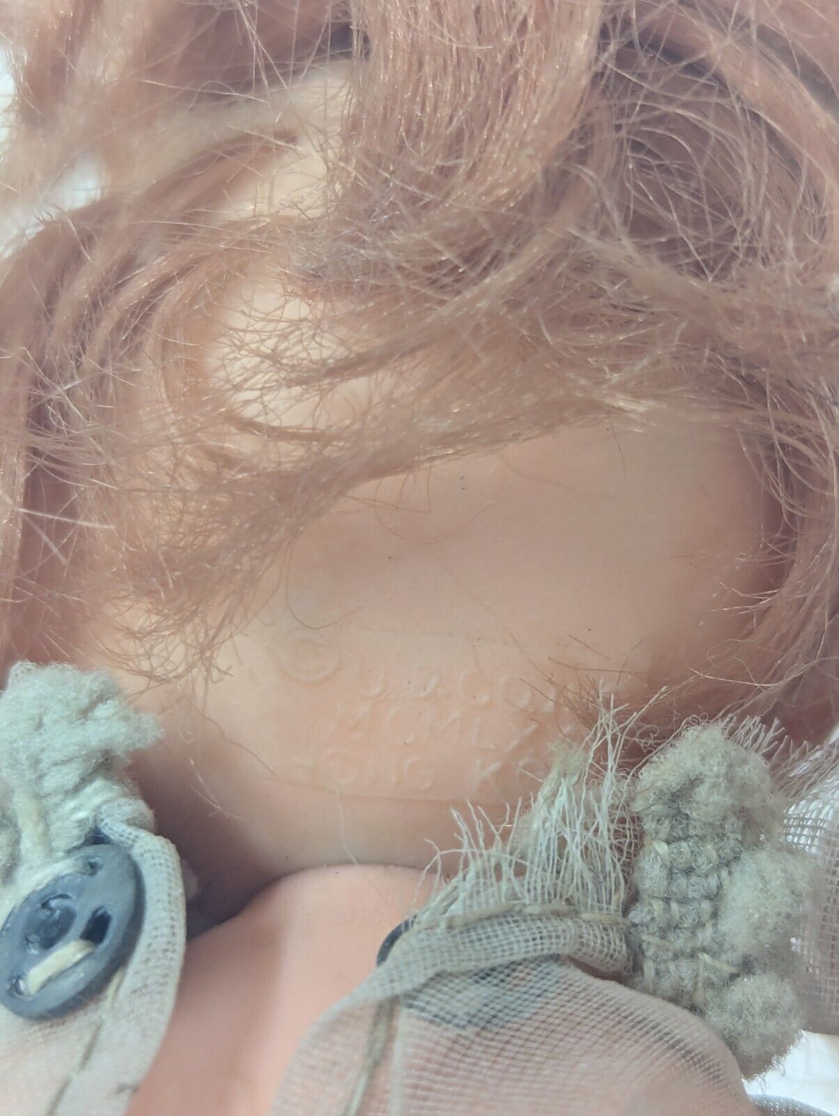 Vintage 1971 Uneeda Hong Kong Doll with Dress Original