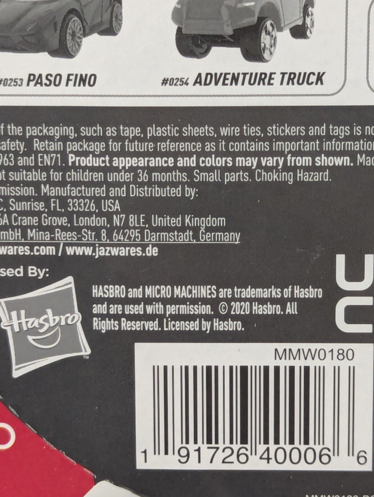 Micro Machines Easter 2 Packs - #0251 Bezel & #0252 Lusitano Hasbro 2020