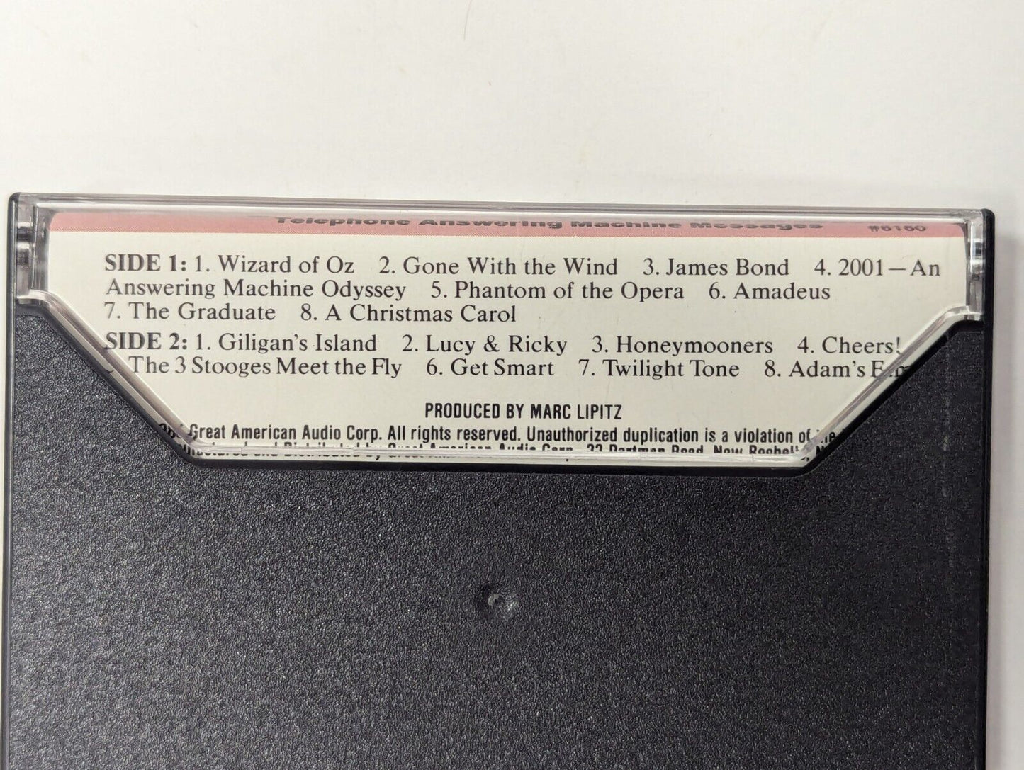 At The Sound of the Beep Volume V Hollywood & TV Classics Answering Machine Tape