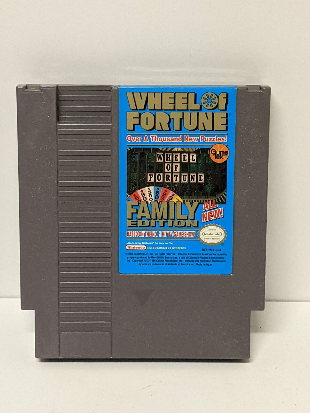 Vintage NES Wheel of Fortune Family Edition (USED)UNTESTED