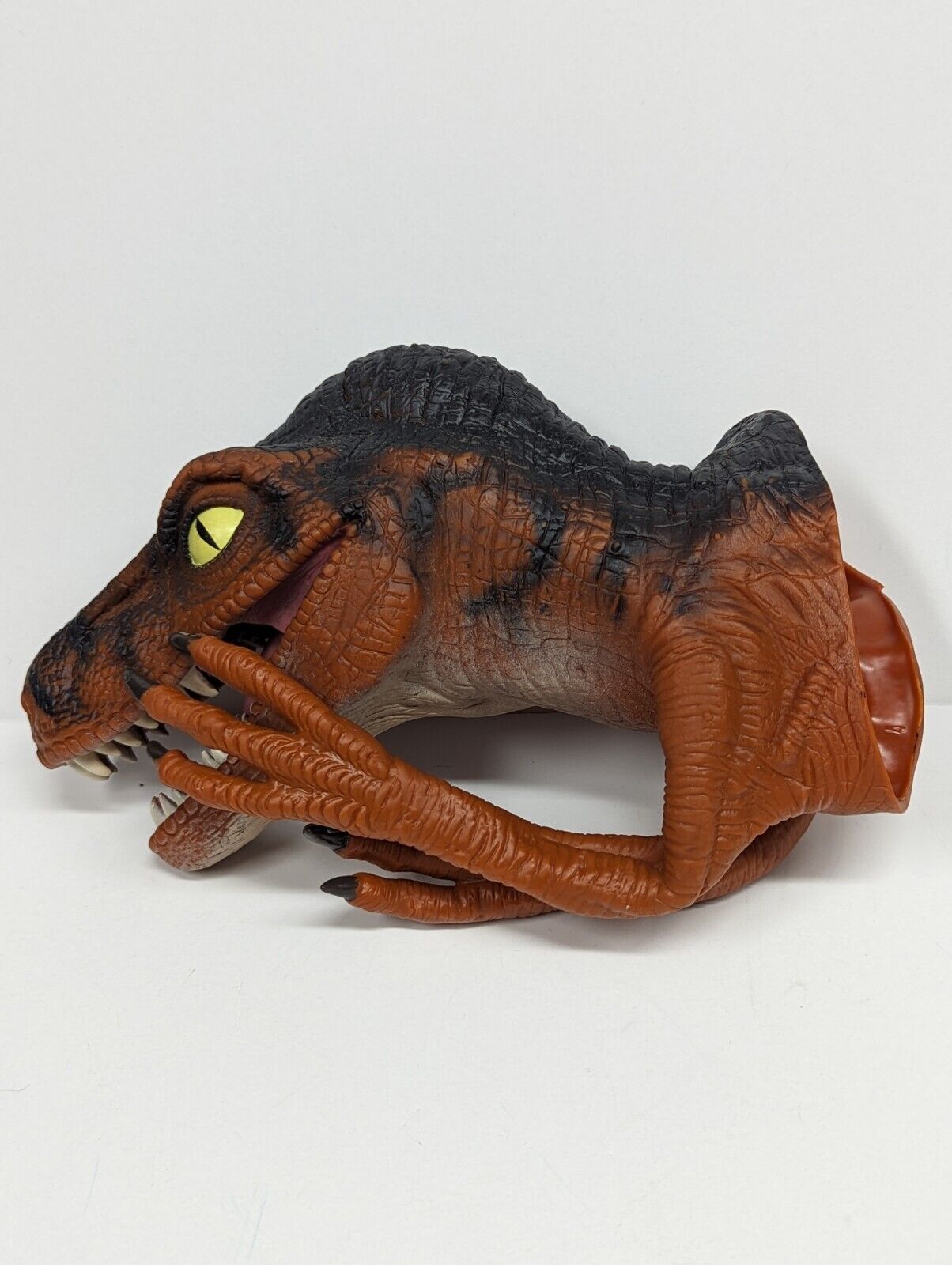 Vtg 1996 The Lost World Jurassic Park Velociraptor Dinosaur Action Hand Puppet