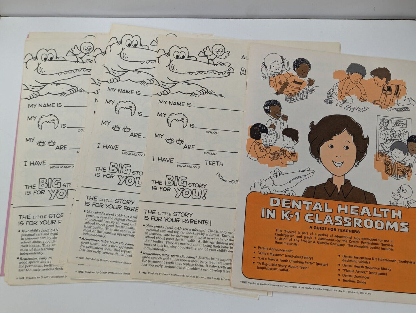 Vintage 1982 Tooth Checking Fun for K-1 Game/Learning Resource (Complete)