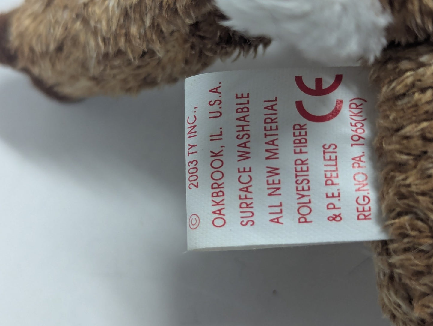 2003 Roxie The Reindeer Ty Jingle Beanies Collection Plush Ornament