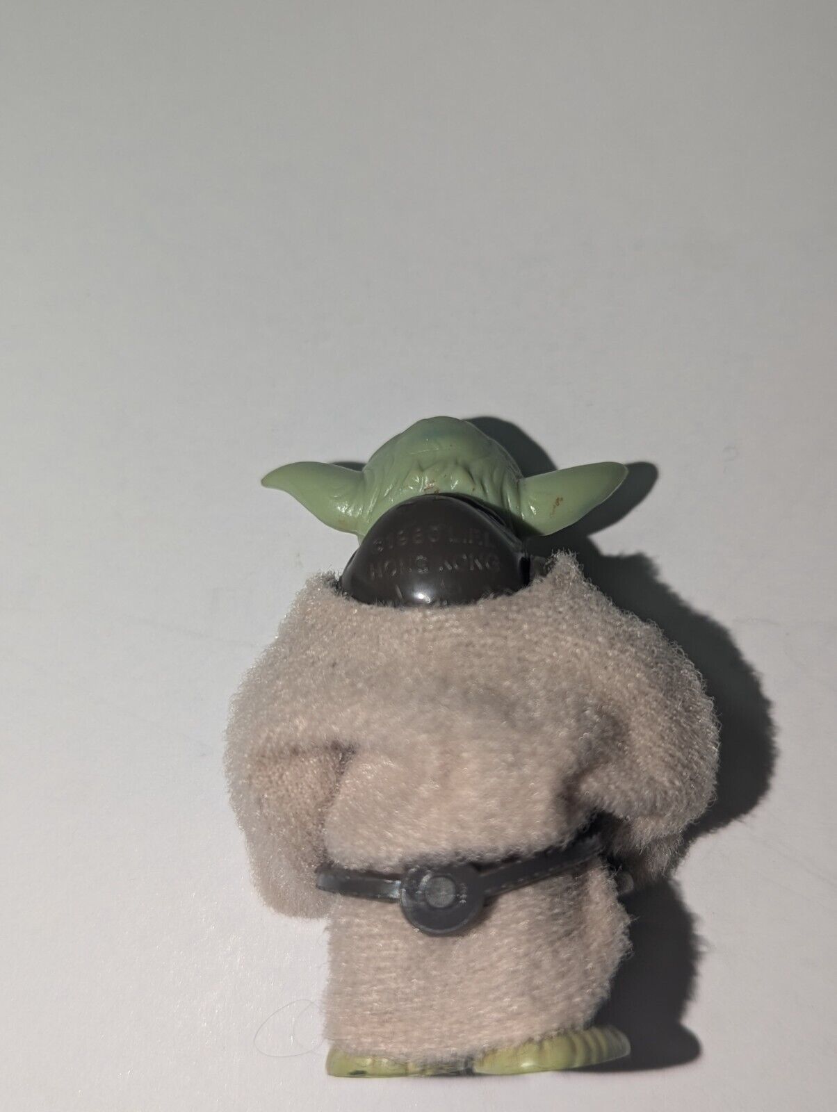 Vintage 1980 Star Wars Yoda Action Figure - Hong Kong LFL Kenner w/t Cane & Belt
