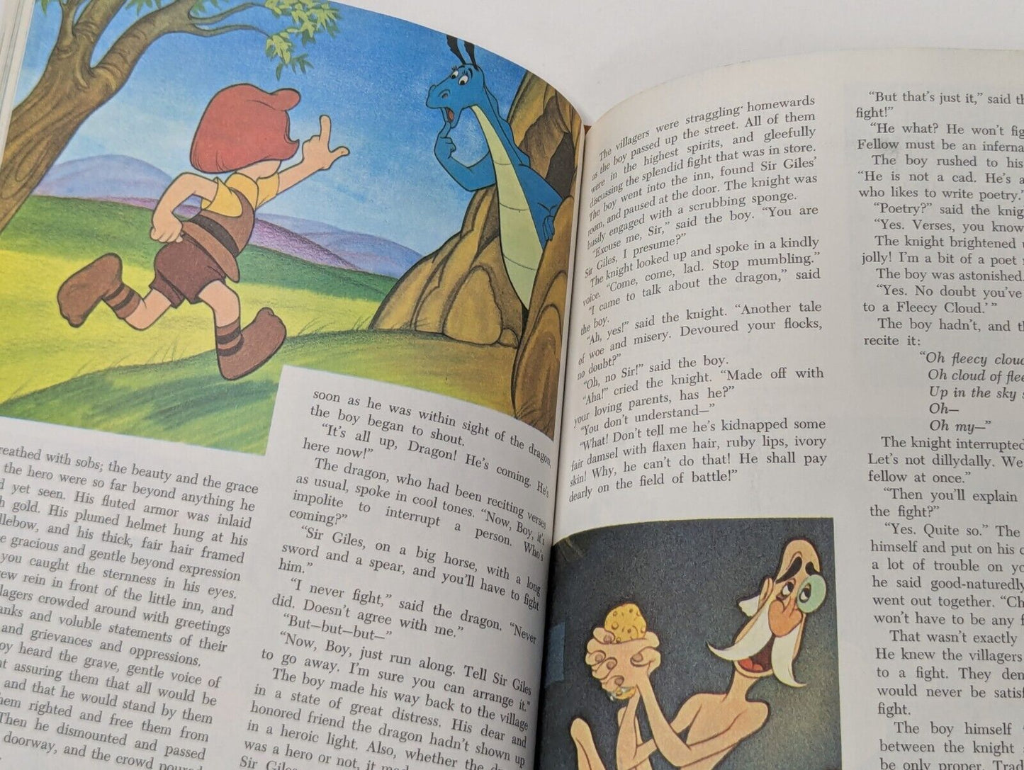 Walt Disney Fantasy On Parade 1977 Hardcover Golden Press Story Book