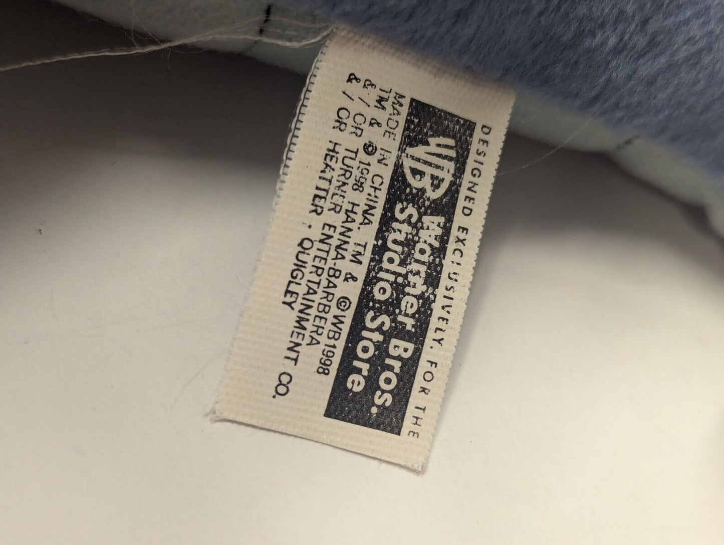 Warner Bros 1998 Quest For Camelot 2 Headed Dragon Devon & Cornwall Plush Bean