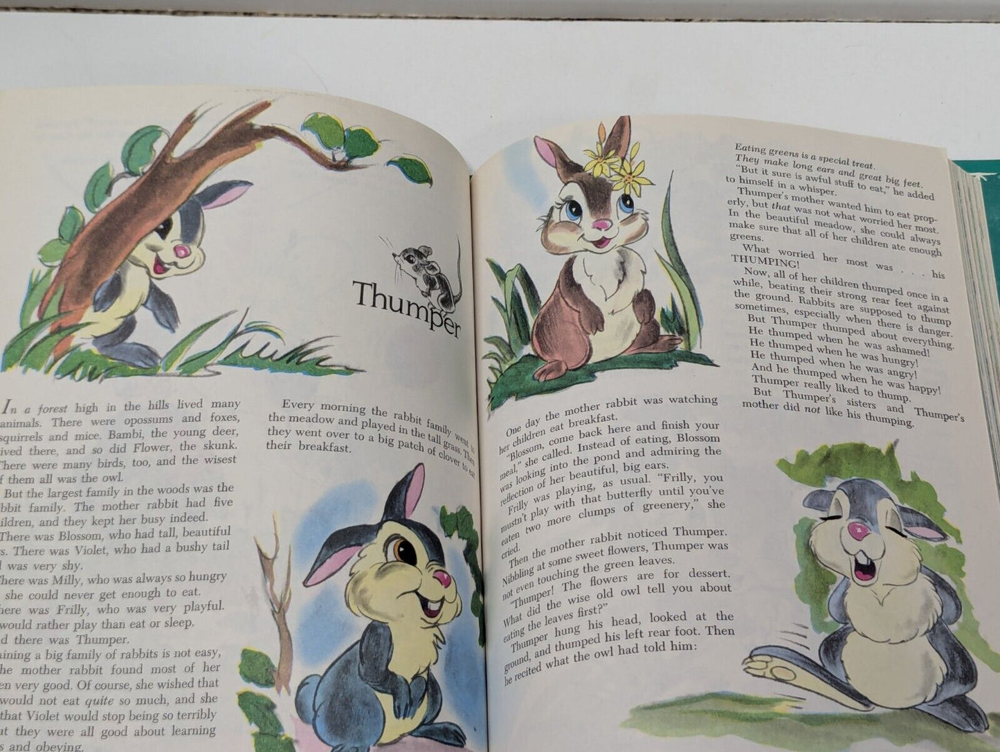 Walt Disney Fun Favorites 1977 Story Book Hardcover Golden Press