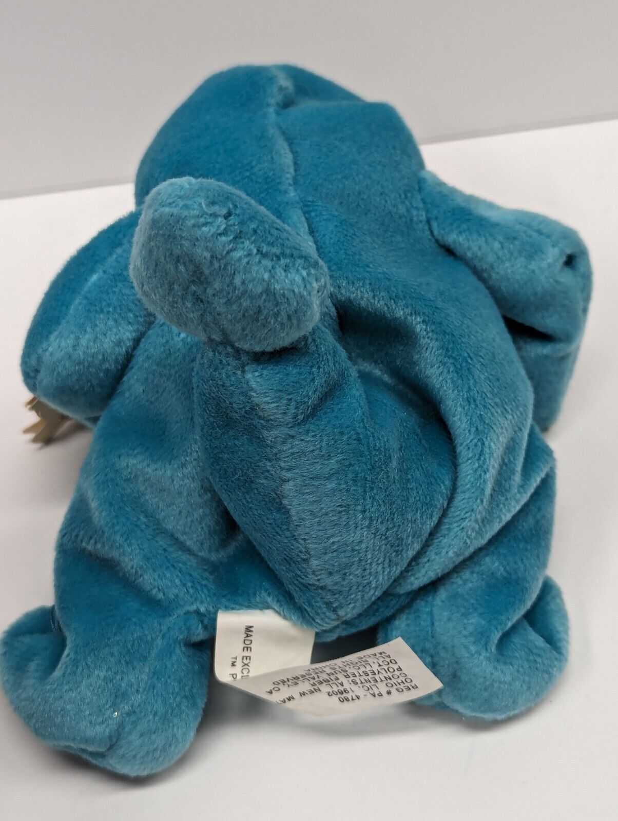Bubba 1997 Planet Hollywood Collectible Bean Bag Plush w Tags Dino Dinosaur 1E