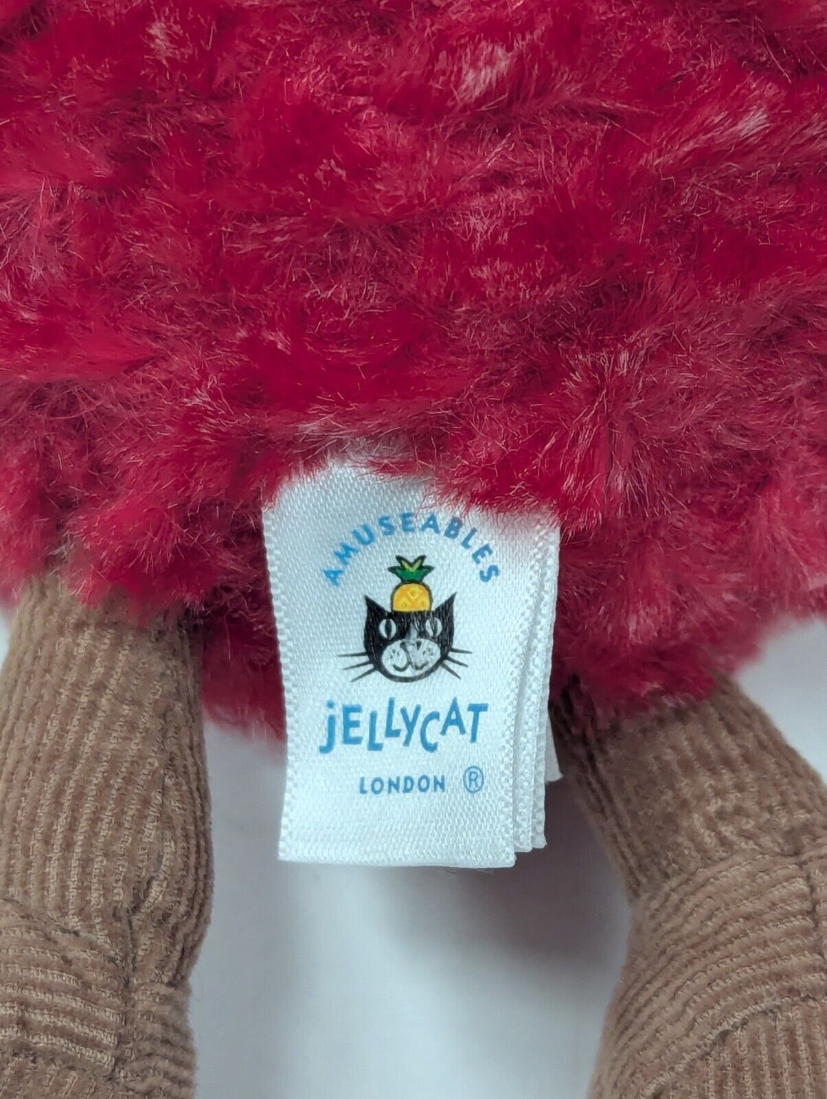 Jellycat London Amuseable Strawberry Plush RETIRED No Tag
