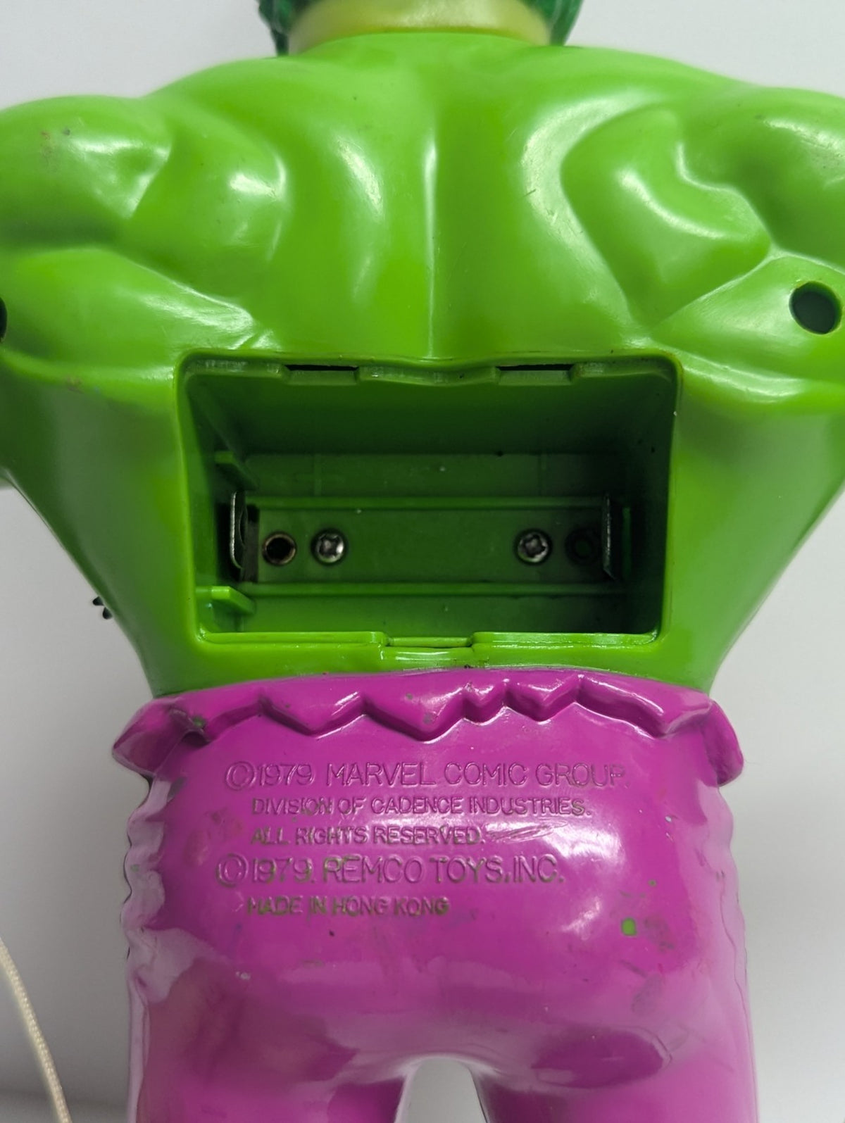 1979 Vintage Remco RARE MARVEL COMICS The Incredible Hulk Energized Figure