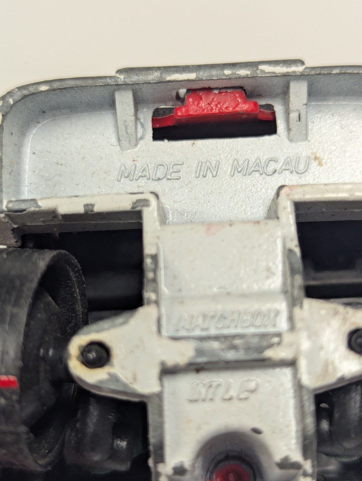 1988 MATCHBOX SUPER KINGS FIRE TRUCK 201 - LADDER RESCUE - Broken Ladder See Pic