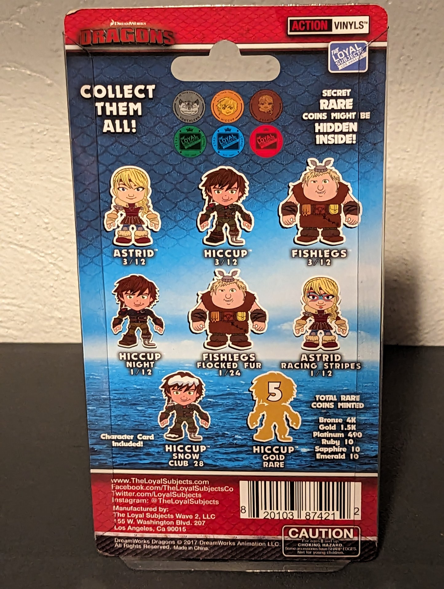Loyal Subjects How To Train Your Dragon Fishlegs Real Action Vinyls
