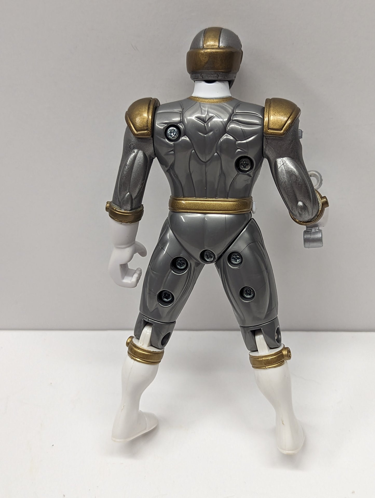 1999 Power Rangers Lightspeed Rescue Titanium Ranger Figure Loose 1C