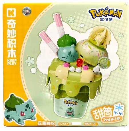 Pokemon Keeppley Ice Cream Cones Building Block Sets