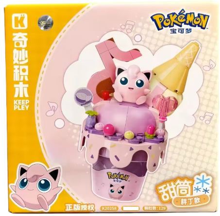 Pokemon Keeppley Ice Cream Cones Building Block Sets
